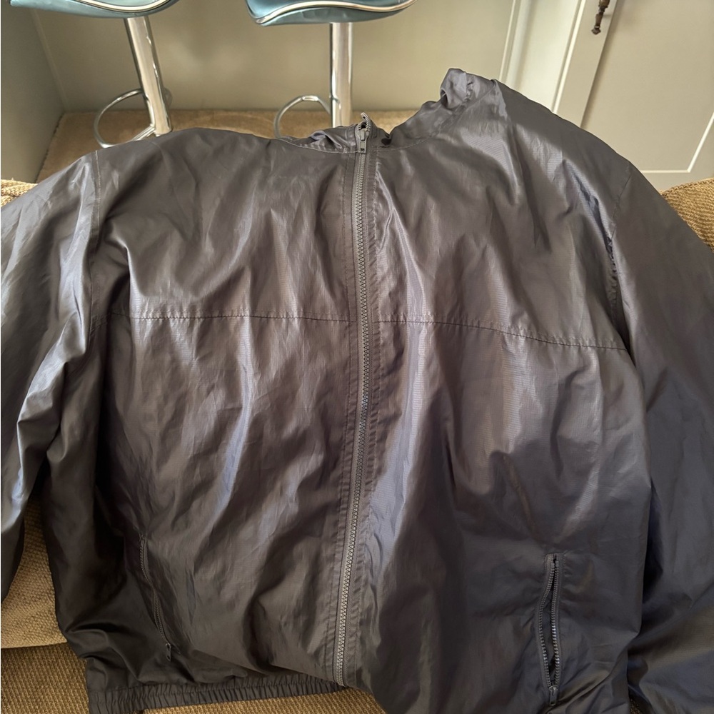Faded Glory Men's Charcoal Windbreaker